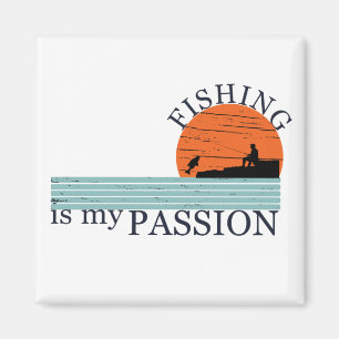 Lustiger Angelspruch Magnet