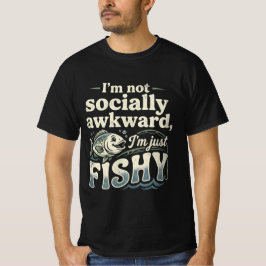 Lustiger Angelwitz, ich bin nicht sozial unbeholfe T-Shirt