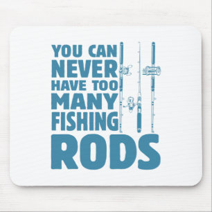 Lustiger Angler Angelruten Design Angel Liebhaber Mousepad