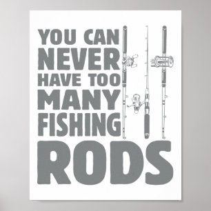 Lustiger Angler Angelruten Design Angel Liebhaber Poster