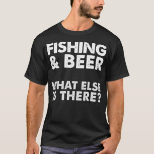 Lustiger Angler-Bier-Alkohol-Slogan T-Shirt