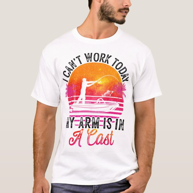 Lustiger Angler-Fischfang T-Shirt (Vorderseite)
