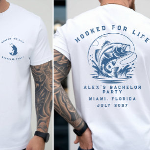 Lustiger Angler Maßgeschneiderte Angler Junggesell T-Shirt