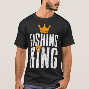 Lustiger Anglerkönig Aquatic-Enthusiast Ich T-Shirt