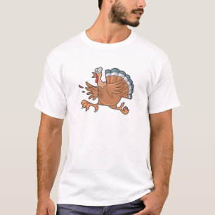 lustiger ängstlicher Truthahn T-Shirt