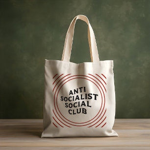 Lustiger Anti-Sozialistischer-Sozial-Club Sozialis Tragetasche