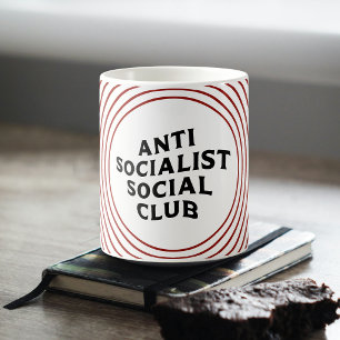 Lustiger Anti-Sozialistischer Sozialclub Sozialism Kaffeetasse