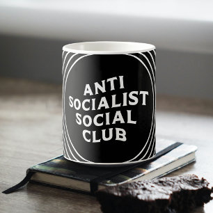 Lustiger Anti-Sozialistischer Sozialclub Sozialism Kaffeetasse