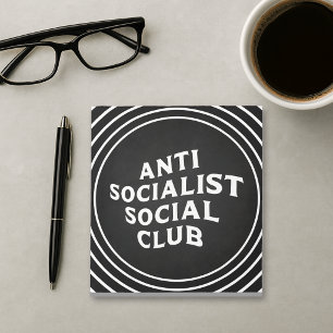 Lustiger Anti-Sozialistischer Sozialclub Sozialism Notizblock