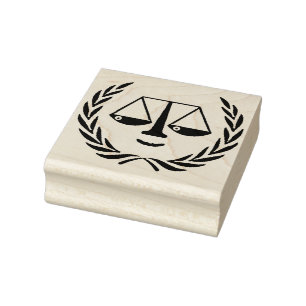 Lustiger Anwalt Gummistempel