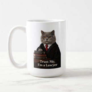 Lustiger Anwalt Katzenbecher - Vertrauen Sie mir, Kaffeetasse
