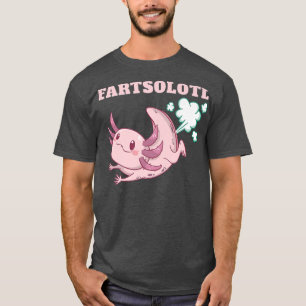 Lustiger Aolotl-Furz Fartalotl mexikanischer Fisch T-Shirt