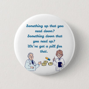 Lustiger Apotheker Button