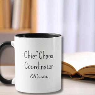 Lustiger Arbeitskollege Chef Chaos Koordinator ind Tasse