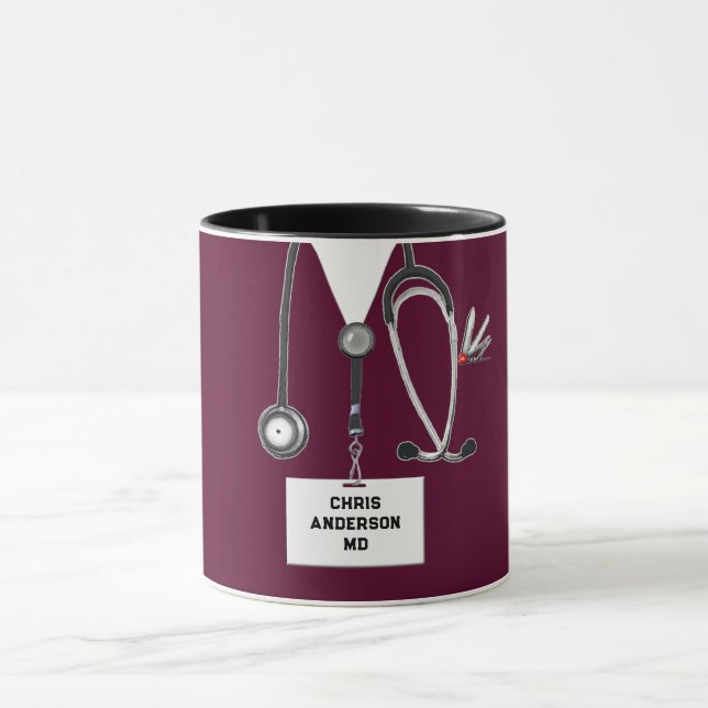 Lustiger Arzt Tasse (Zentrum)