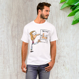 Lustiger Arzt unterrichtet Fußanatomie T-Shirt