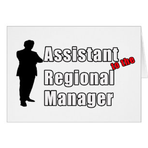 Lustiger Assistent zum regionalen Manager