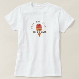 Lustiger ästhetischer Eiscreme-Liebhaber-Zitat T-Shirt