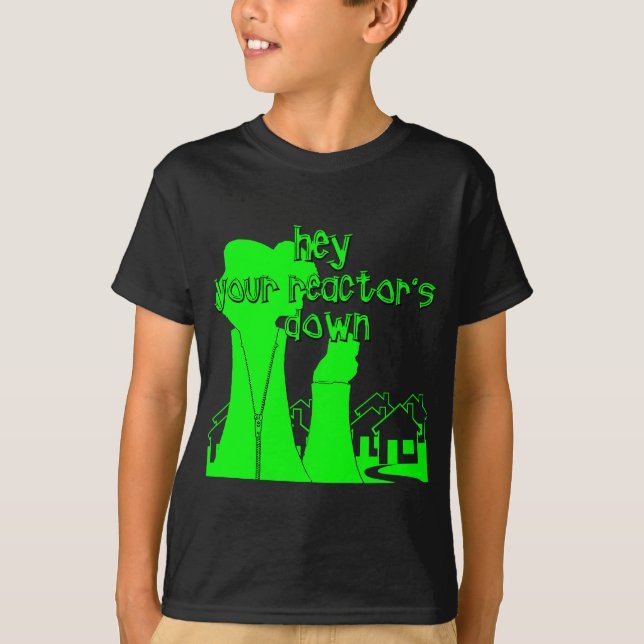 Lustiger Atomkern T-Shirt (Vorderseite)