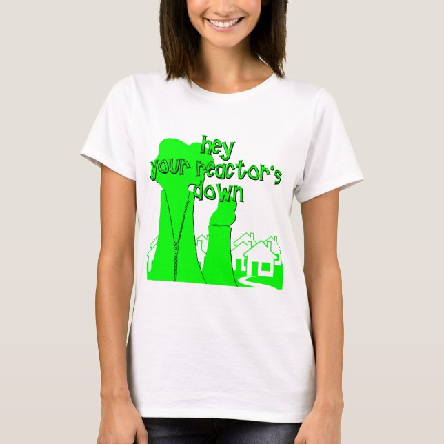 Lustiger Atomkern T-Shirt (Vorderseite)