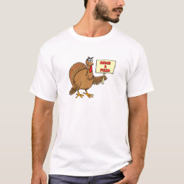 Lustiger Auftrag ein Pizza-Erntedank die Türkei T-Shirt