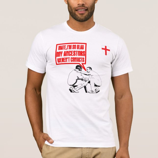 Lustiger Australier überführt Grille T-Shirt (Vorderseite)