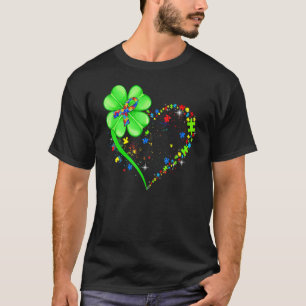 Lustiger Autismus St. Patrick's Day C Autismus Mut T-Shirt