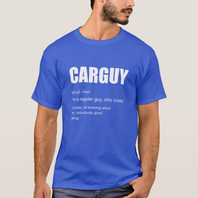 Lustiger Auto-Typ Definition lustig T-Shirt (Vorderseite)
