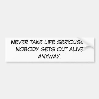 Lustiger Autoaufkleber