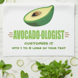 Lustiger Avocado-Fan Handtuch