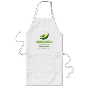 Lustiger Avocado-Fan Lange Schürze