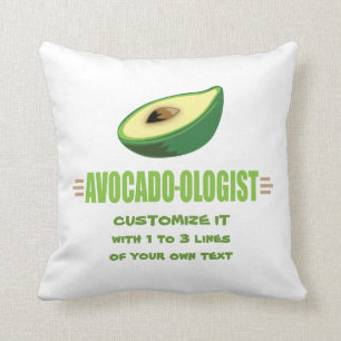 Lustiger Avocado-Liebhaber Kissen