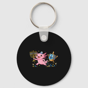 Lustiger Axolotl Dreidel Menorah Chanukka Kinder D Schlüsselanhänger