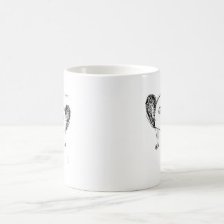 Lustiger Aye Aye Becher - Seltsames schlecht gezei Kaffeetasse