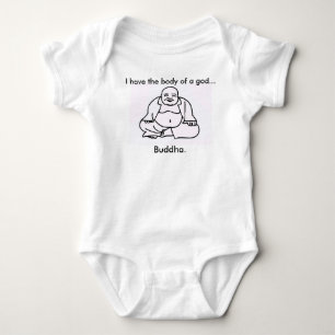 Lustiger Baby-Bodysuit-"Körper eines Gottes… Baby Strampler