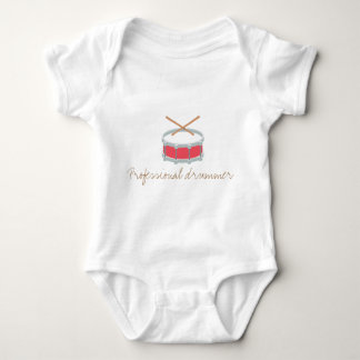 Lustiger Babybodysuit - beruflicher Schlagzeuger Baby Strampler