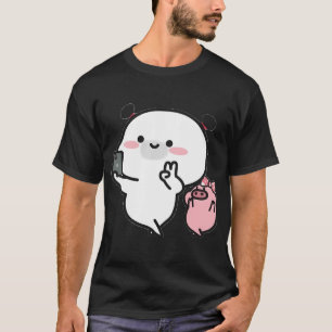 lustiger Bäcker fing einen riesigen Fisch Brot T-Shirt