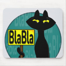 Lustiger Bad Boogie BlaBla-Mauspad