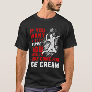 Lustiger Badminton-Shuttle Retro Vintage Für Männe T-Shirt