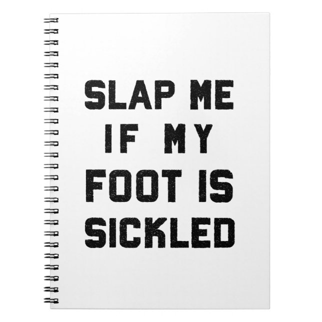 Lustiger Ballett-Lehrer-Tanz-Student Sickled Fuß Notizblock (Vorderseite)