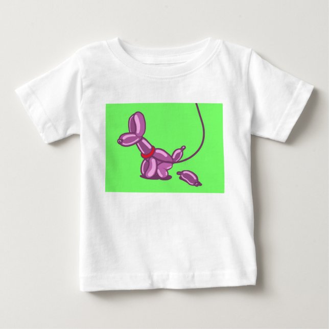 lustiger Ballon kacken Baby T-shirt (Vorderseite)