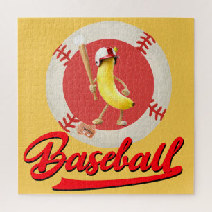 Lustiger Banana Slugger Baseball Custom Grafik 