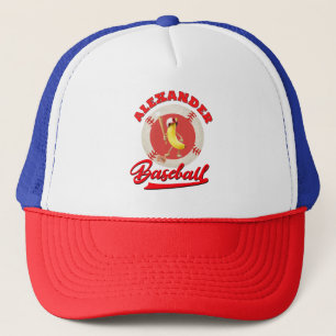 Lustiger Banana Slugger Baseball Custom Grafik Truckerkappe