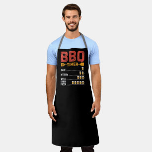 Lustiger Barbecue-Timer Anzahl der Biere Selten Mi Schürze