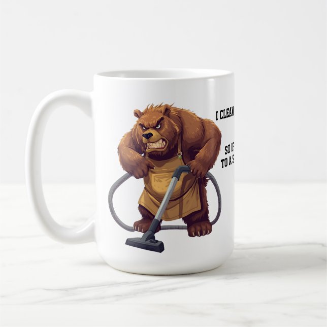Lustiger Bärenbecher Kaffeetasse (Links)