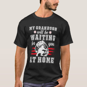 Lustiger Baseball Catcher Opa Baseball Catcher Gr T-Shirt