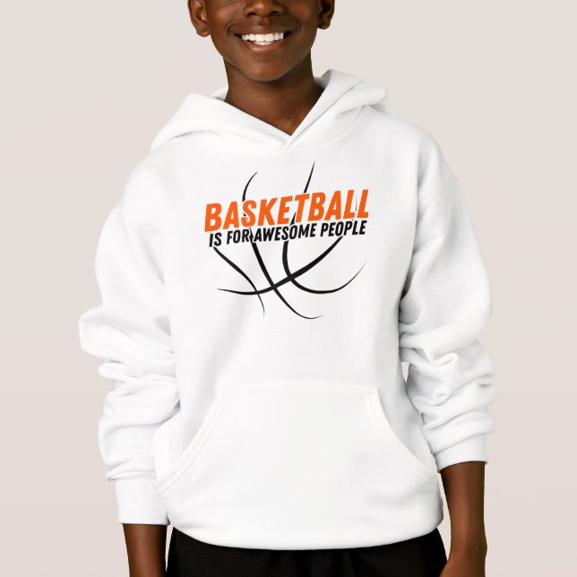 lustiger Basketball für phantastische Hoodie (Vorderseite)