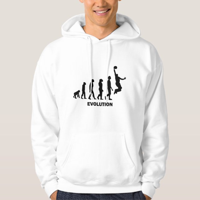 Lustiger Basketball Hoodie (Vorderseite)