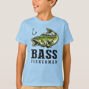 Lustiger Bass-Angler-Angler-Fisch-Angler-Zitat T-Shirt