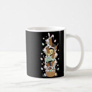 Lustiger Basset Hound Osterei Kinder Männer Frauen Kaffeetasse